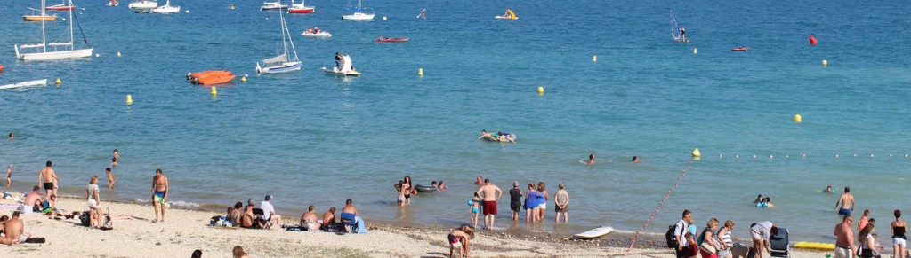 Plage des bases nautiques du lac de Sainte-Croix